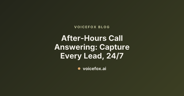 After-Hours Call Answering: Capture Every Lead, 24/7
